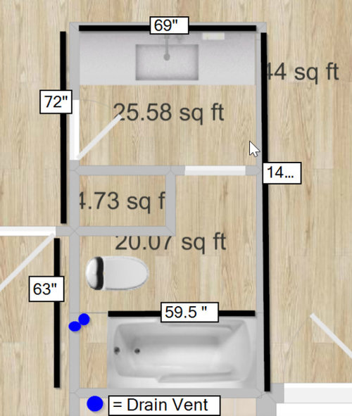 Which Guest Bathroom Layout should we go with?