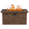 Merida 48" Rectangular Outdoor Fire Pit Table