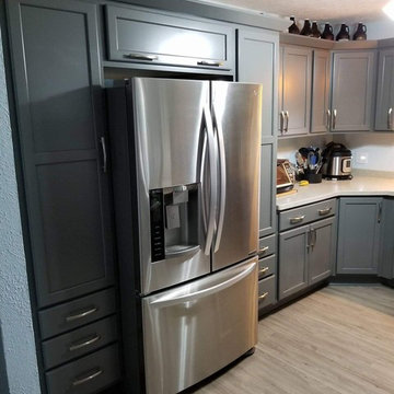 Remodel KraftMaid Gentry Greyloft Half Overlay