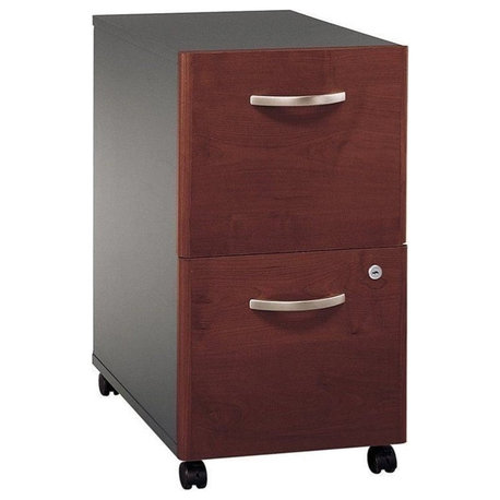 Series C 2 Drawer Mobile File Cabinet in Hansen Cherry - Engineered Wood