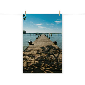 Endless Dock Landscape Photography Unframed Wall Art Print, 12" X 18"