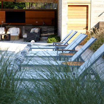 Sands Point pool and pool house