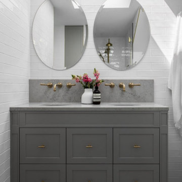 Castella Stirling Handle - French Provincial Bathroom, Symmetrie Interior Design