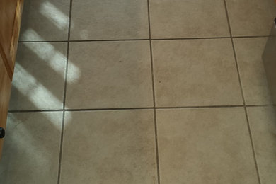 Tile and grout color sealing