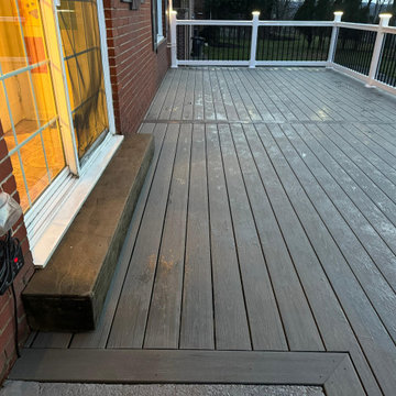 Illuminated Composite Deck & Stairway