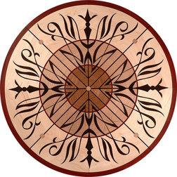 Traditional Floor Medallions And Inlays by Oshkosh Designs