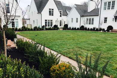 This is an example of a mid-century modern landscaping in Nashville.