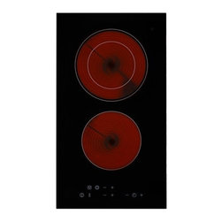 M&Ouml;JLIG Table cuisson vitroc&eacute;ramique domino, noir - Cooktops