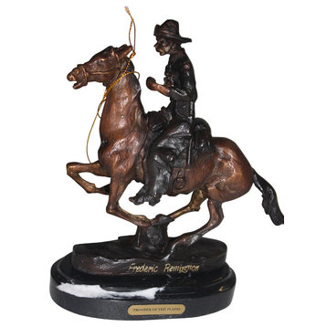 Trooper of the Plains Bronze Statue By Remington