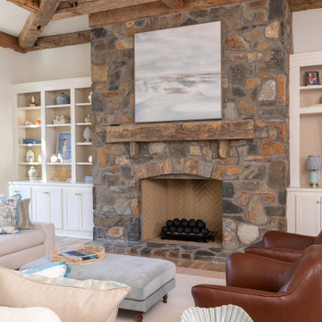 NC Interior Design — Coastal Whole-Home in Warm Naturals