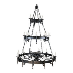 CH-221 Hand Made Iron Chandelier Designs - Chandeliers