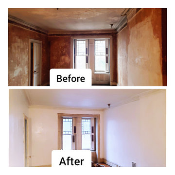 Brownstone Wall and Ceiling Restoration