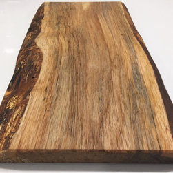 Spalted Pecan Live Edge Serving Boards - Serving Trays
