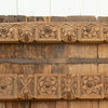 Antique Floral Carved Indian Gate