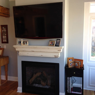 Transitional White Kitchen in Ridgefield, CT