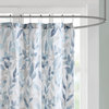 Madison Park Essentials Sofia Botanical Printed Shower Curtain, Blue