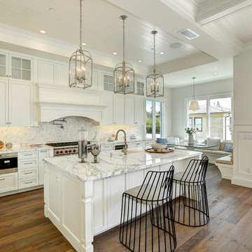 Kitchen- Meticulously Detailed Cape Cod Home in Manhattan Beach, CA