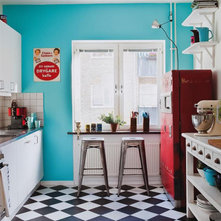 House of Turquoise: Retro Swedish Kitchen