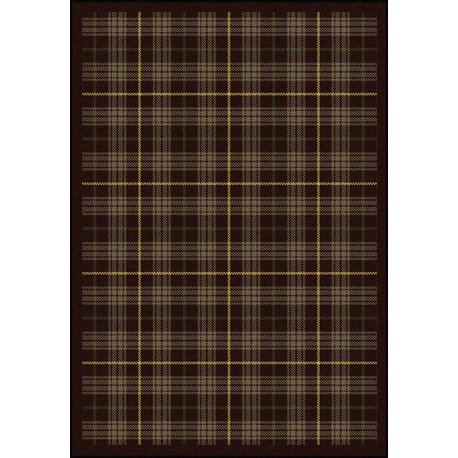 Kaleidoscope Rug, Bit O' Scotch, Bark Brown, 3'10"x5'4"