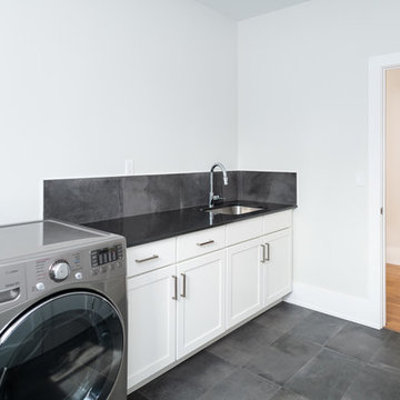 Clean Modern High-Gloss Kitchen in Cos Cob