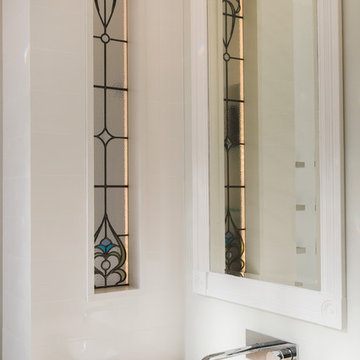 Stained glass feature