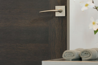 Inspiration for a modern bathroom remodel in Seattle