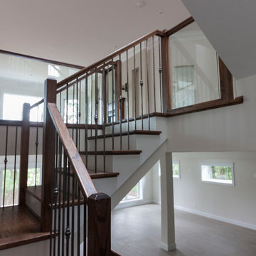 Project #44 | Contemporary Staircase with Skylit Stairwell
