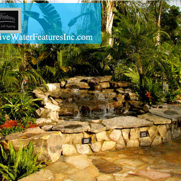 Small pool waterfall