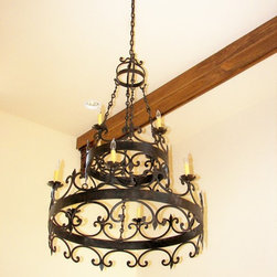 CH-073 Hand Made Iron Chandelier - Chandeliers