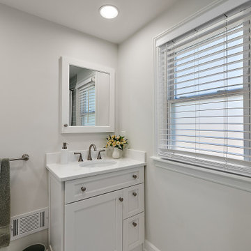 Showplace EVO Kitchen Channing in Heron Plume and Bathroom Concord in White II