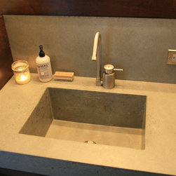 Concrete bathroom sink - Bathroom Sinks