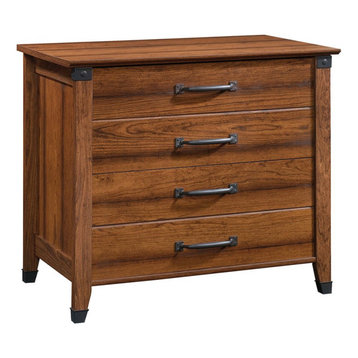 Sauder Carson Forge 2 Drawer Lateral File Cabinet in Washington Cherry