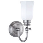 Norwell Lighting - Norwell Lighting 8911-BN-HXO Emily - One Light Wall Sconce - Mounting Direction: Up/Down  ShEmily One Light Wall Choose Your Option *UL Approved: YES Energy Star Qualified: n/a ADA Certified: n/a  *Number of Lights: Lamp: 1-*Wattage:75w Edison bulb(s) *Bulb Included:No *Bulb Type:Edison *Finish Type:Brush Nickel