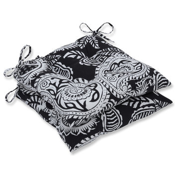 Out/Indoor Addie Wrought Iron Seat Cushion, Set of 2, Night