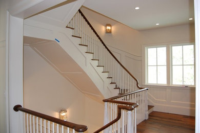 Mountain style staircase photo in Miami