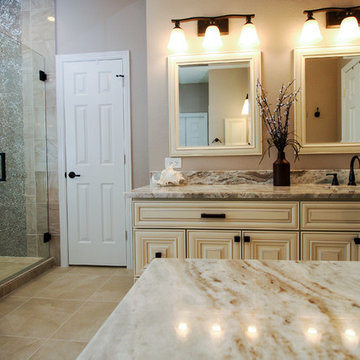 "Charmed" - Master Bathroom & Powder Room