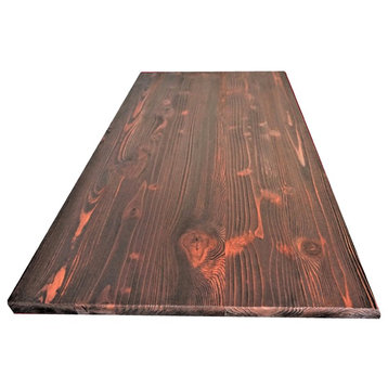 Rustic Wooden Dining Table top 52"x 25"x 1.5"  Mahogany colors