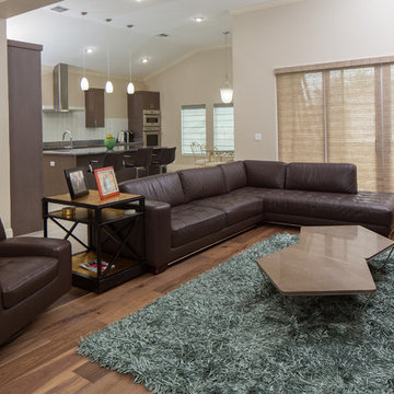 Wide plank walnut project