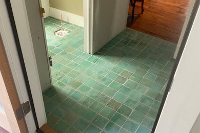 Custom Powder Room- Mud room conversion