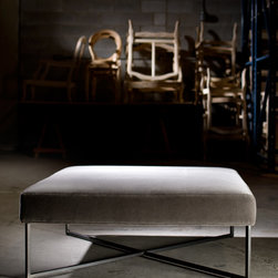 Jane Lockhart Interior Design,  Jane Lockhart Platinum Series York Ottoman - Footstools And Ottomans