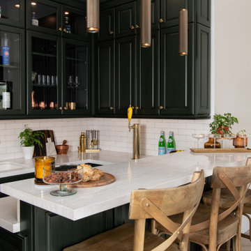 Green cabinetry