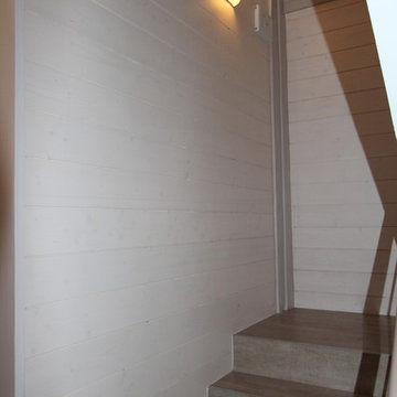 Couloir d'entrée d'un immeuble à Paris