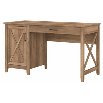 Key West 54W Computer Desk with Storage in Reclaimed Pine - Engineered Wood