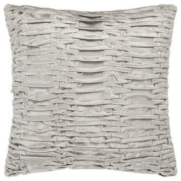 Safavieh Marita Pillow, Light Grey, 18" Square