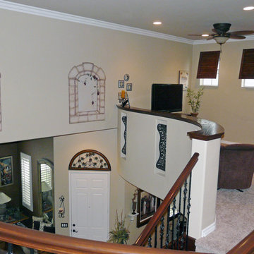 Bonus Room Addition (Open Loft) with Custom Handrail - Coto de Caza