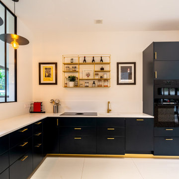 Second oeuvre et aménagement d'une maison contemporaine