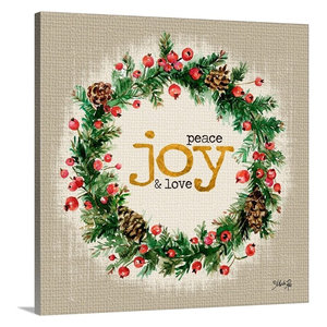 Peace Joy Love Poster Print by Cindy Shamp 24 x 24
