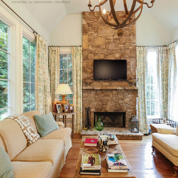 All New Windows in Perfect Family Room - Renewal by Andersen Georgia