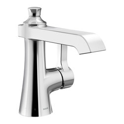 Flara Chrome One-Handle High Arc Bathroom Faucet - Bathroom Faucets And Showerheads