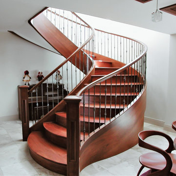 Freestanding Elliptical Staircase